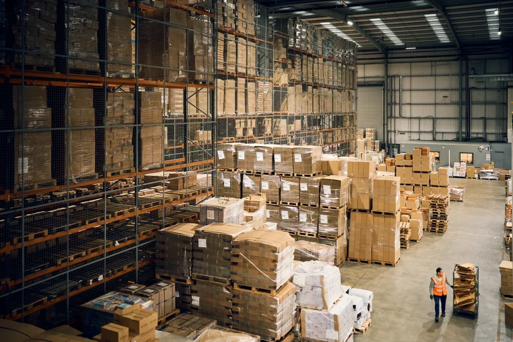 Inside the Finishing Line warehouse